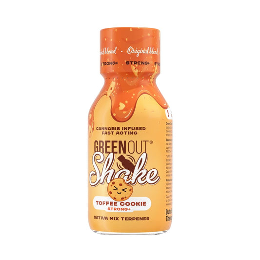 Shot konopny Green Out® Shake 200ml, Toffee Cookie